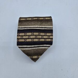 Riggings Mens Necktie, 100% Silk, Suit, Formal, 56 X 4inches, Brown Tan